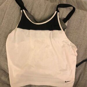 Cute Nike Dri-FIT Workout Tank, Black & White, Size Small